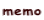 memo 